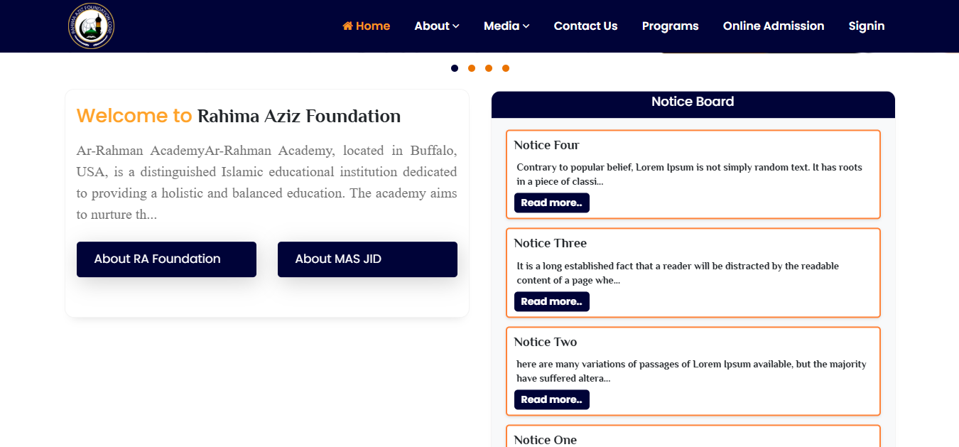 Madrasha Management Web Applicaiton